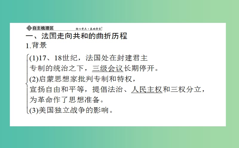 高考历史一轮复习第2单元古代希腊罗马和近代西方的政治制度05欧洲大陆的政体改革课件岳麓版.ppt_第3页