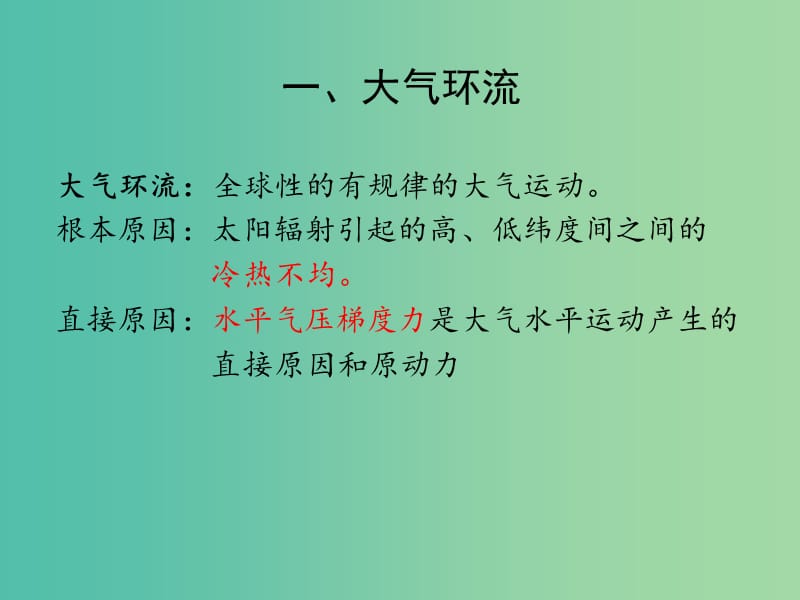 高中地理 大气环流与气压带风带的形成课件 新人教版必修2.ppt_第2页