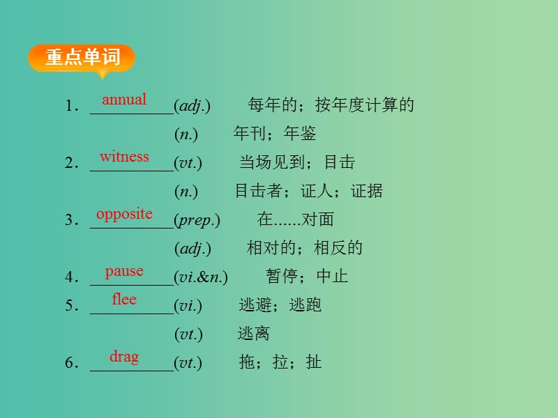 高考英语一轮复习 Unit3 Under the sea课件 新人教版选修7.ppt_第3页