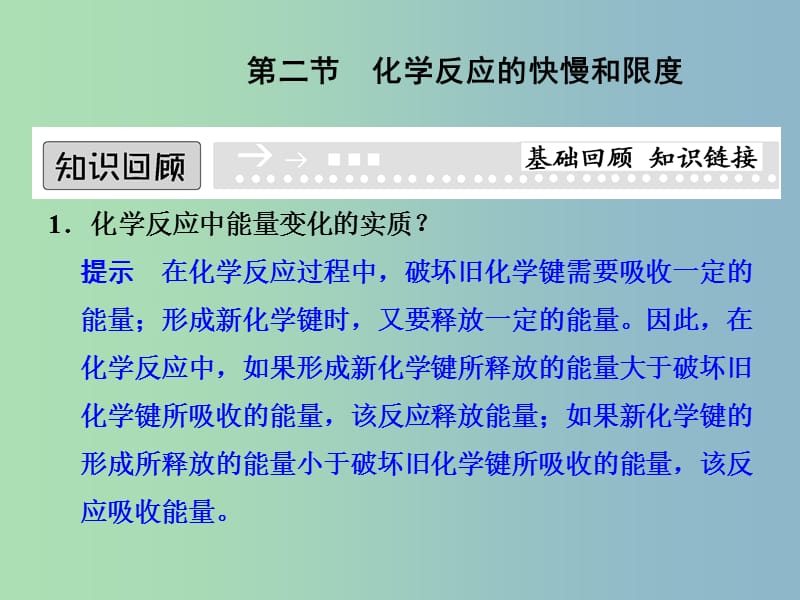 高中化学 2-2-1 化学反应的快慢课件 鲁科版必修2.ppt_第1页