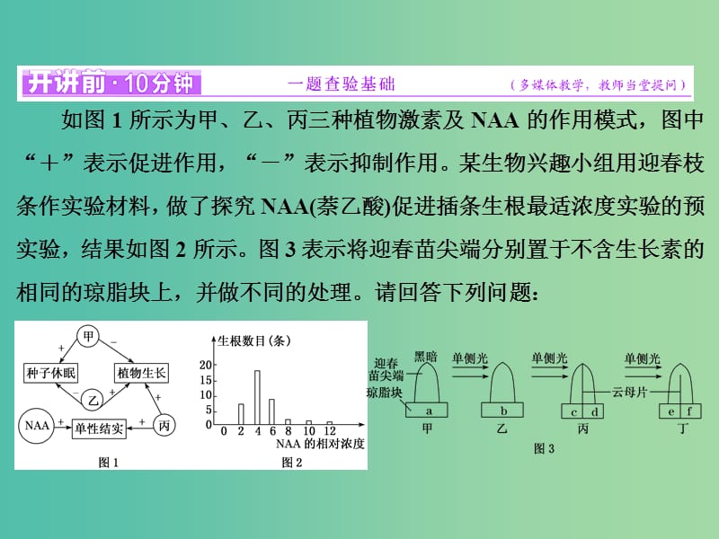 高考生物二轮复习专题四调节串讲二植物的激素调节第2课时高考研究课件.ppt_第2页