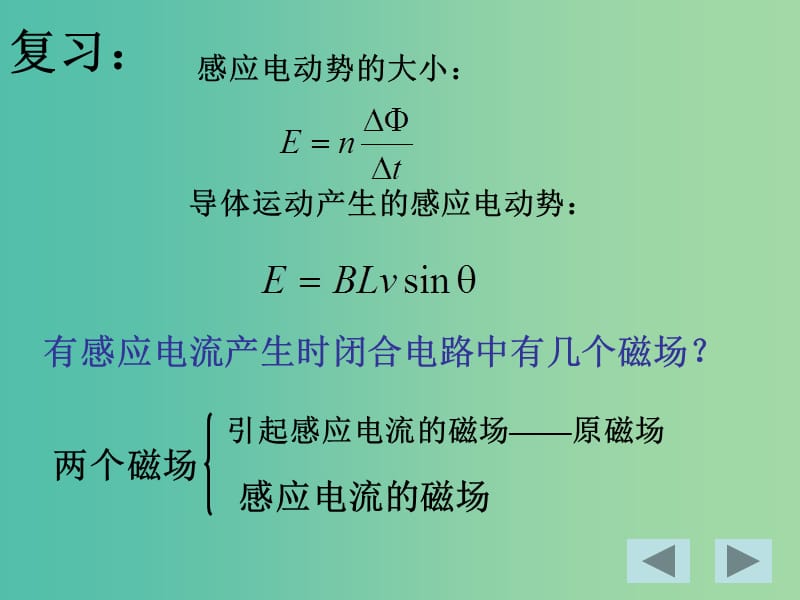 高中物理 4.4楞次定律课件 新人教版选修3-2.ppt_第2页