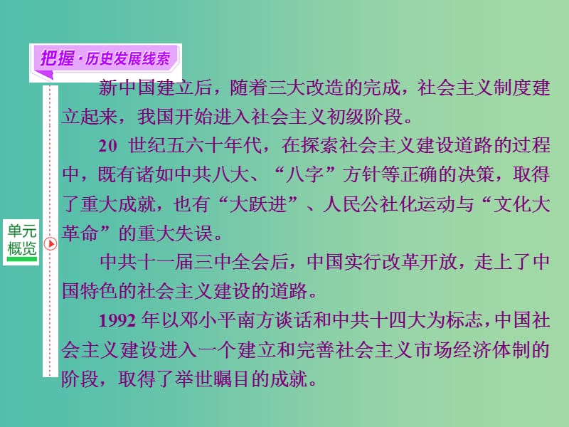 高考历史一轮复习 第一课时 社会主义建设的起步课件 新人教版必修2.ppt_第2页