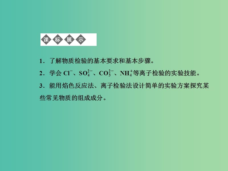 高中化学 专题1 第2单元 研究物质的实验方法（第2课时）课件 苏教版必修1.ppt_第2页