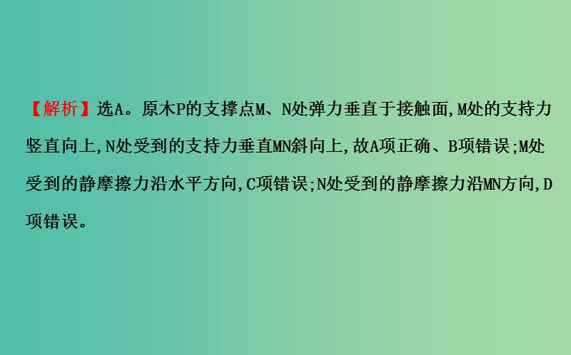 高三物理二轮复习 第一篇 专题通关一 力与直线运动 2 力与物体的平衡课件.ppt_第3页