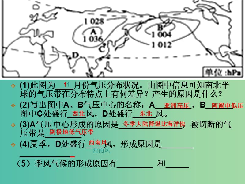 高中地理《1.2 气压带和风带》课件 新人教版必修1.ppt_第2页