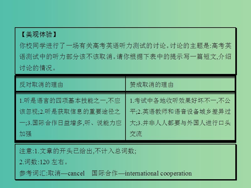 高三英语二轮复习 专题二十二 图表类与说明文课件.ppt_第3页