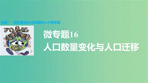 高三地理二輪復(fù)習(xí) 專題一 回扣基礎(chǔ)必須突破的26個(gè)微專題16 人口數(shù)量變化與人口遷移課件.ppt