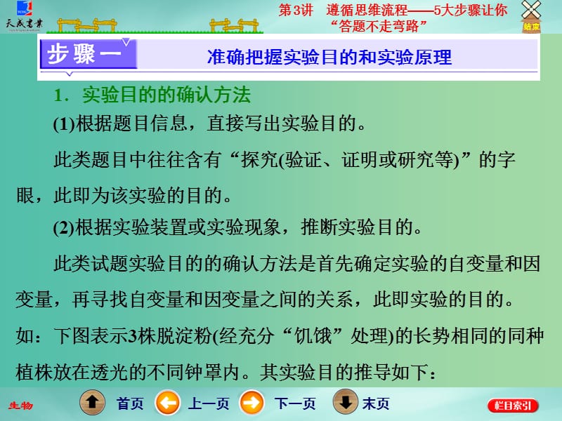 高考生物二轮专题复习 第一部分 专题4 第3讲 遵循思维流程——5大步骤让你“答题不走弯路”课件.ppt_第2页