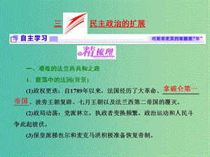 高中歷史專題七三民主政治的擴展課件人民版.ppt