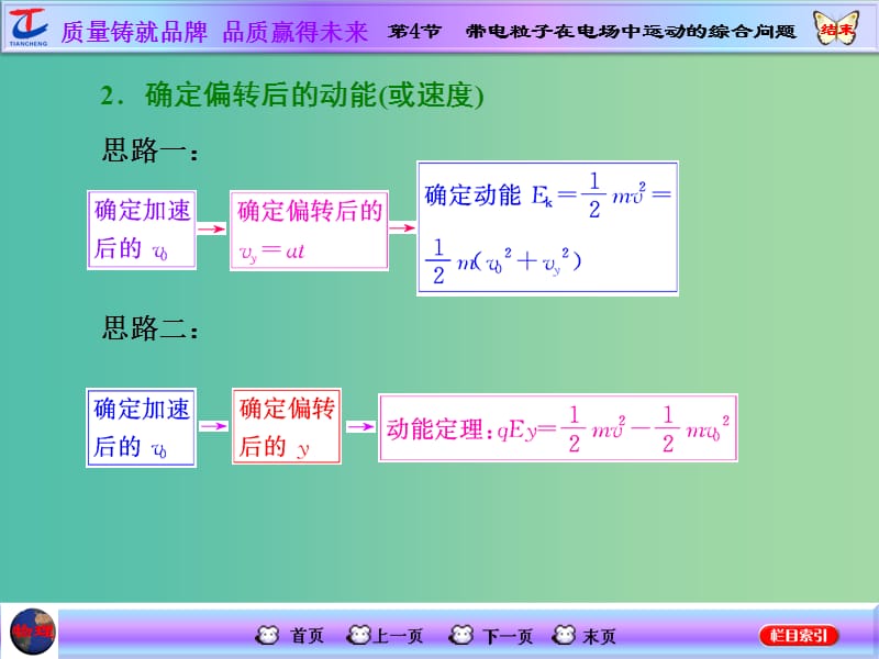 高考物理一轮复习 第六章 静电场第4节 带电粒子在电场中运动的综合问题课件 新人教版.ppt_第3页