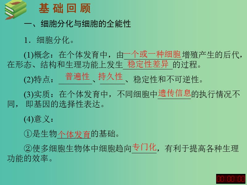 高中生物 细胞的分化 衰老 凋亡和癌变课件.ppt_第3页