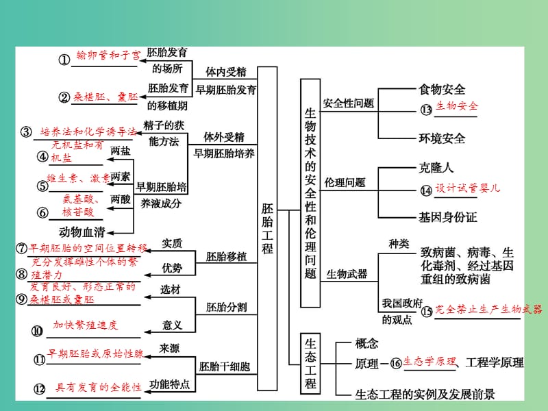 高考生物二轮复习 专题9 现代生物科技专题 2 胚胎工程、生态工程及生物技术的安全性与伦理问题课件.ppt_第3页