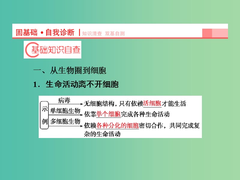 高考生物一轮复习 第一单元 细胞及其分子组成 第1讲 走近细胞课件.ppt_第3页