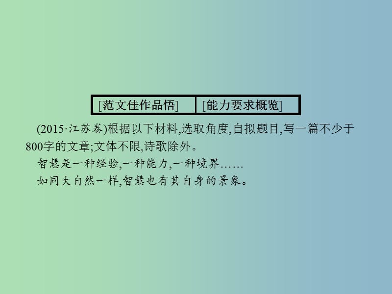 高三语文一轮复习 第4部分 高考作文梯级学案 专题一 基础等级突破 4 巧饰凤头有七招课件.ppt_第3页