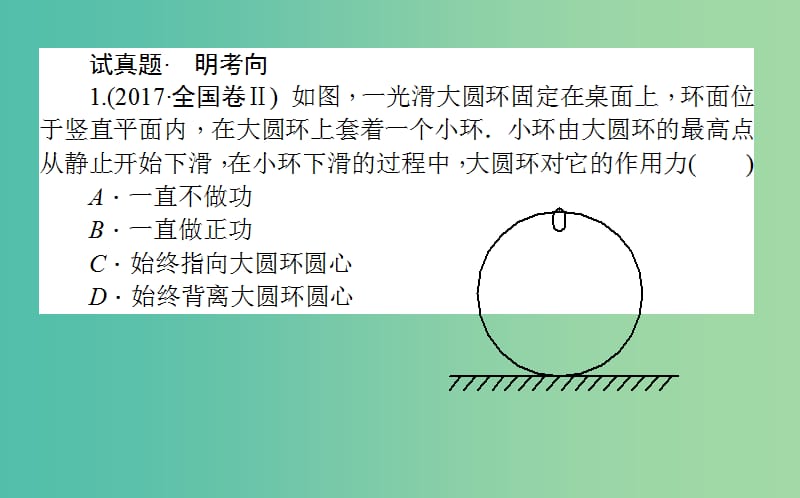 高考物理二轮复习第一部分二轮专题突破专题二动量和能量2.1功和功率动能定理课件.ppt_第2页