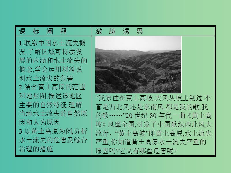 高中地理第二章区域可持续发展2.1中国黄土高原水土流失的治理课件中图版.ppt_第2页