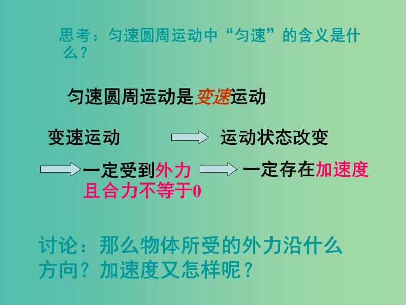 高中物理 《第五章 曲线运动 第六节 向心加速度》课件 新人教版必修2.ppt_第2页