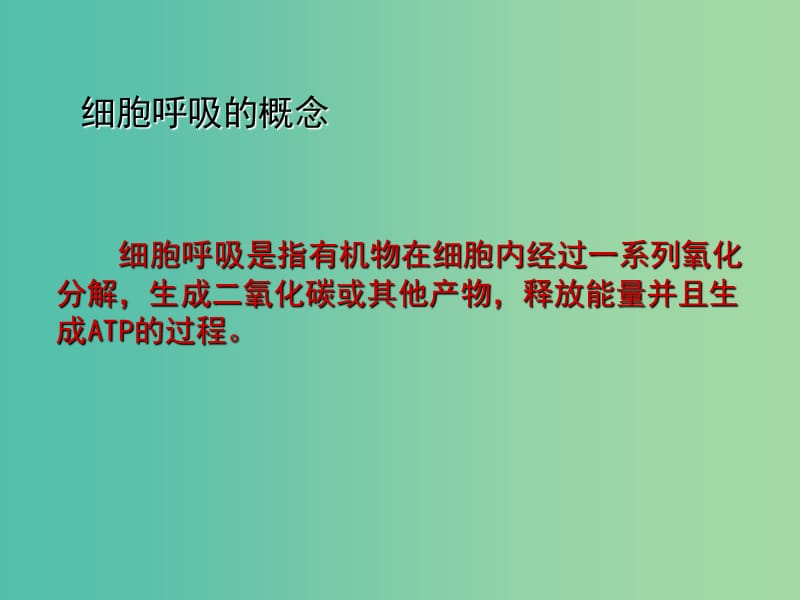 高中生物《53 ATP的主要来源 细胞呼吸》课件 新人教版必修1.ppt_第2页