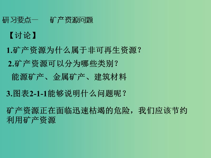 高中地理 2.1资源问题及其表现课件 鲁教版选修6.ppt_第3页