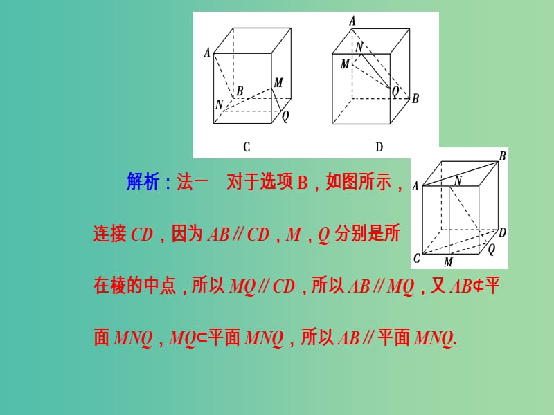 高考数学二轮复习第二部分专题四立体几何第2讲空间点线面的位置关系课件理.ppt_第3页