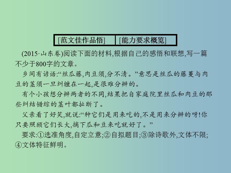 高三语文一轮复习 第4部分 高考作文梯级学案 专题二 文体特征专攻 11 五种分析深化论证课件.ppt_第3页