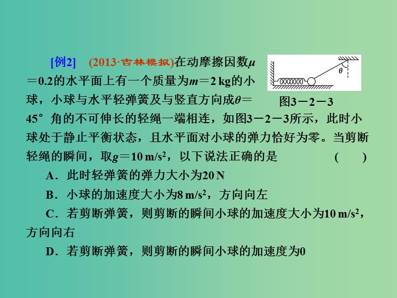 高中物理 《第四章 牛顿运动定律 第三节 牛顿第二定律2课件 新人教版必修1.ppt_第3页