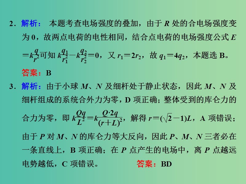 高考物理一轮复习 第六章 高频考点真题验收全通关习题详解课件 新人教版.ppt_第2页