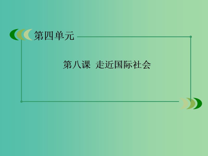 高中政治 8.1国际社会的主要成员 主权国家和国际组织课件2 新人教版必修2.ppt_第2页