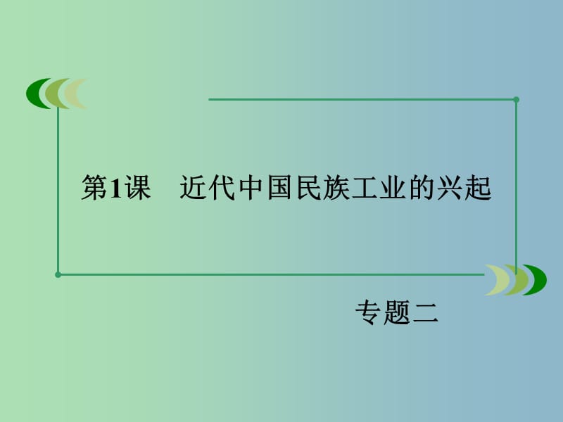 高中历史 专题2第1课 近代中国民族工业的兴起课件 人民版必修2.ppt_第2页