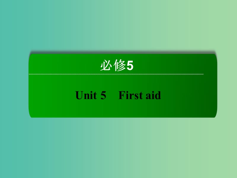 高考英语一轮总复习 第一部分 Unit5 First aid课件 新人教版必修5.ppt_第2页