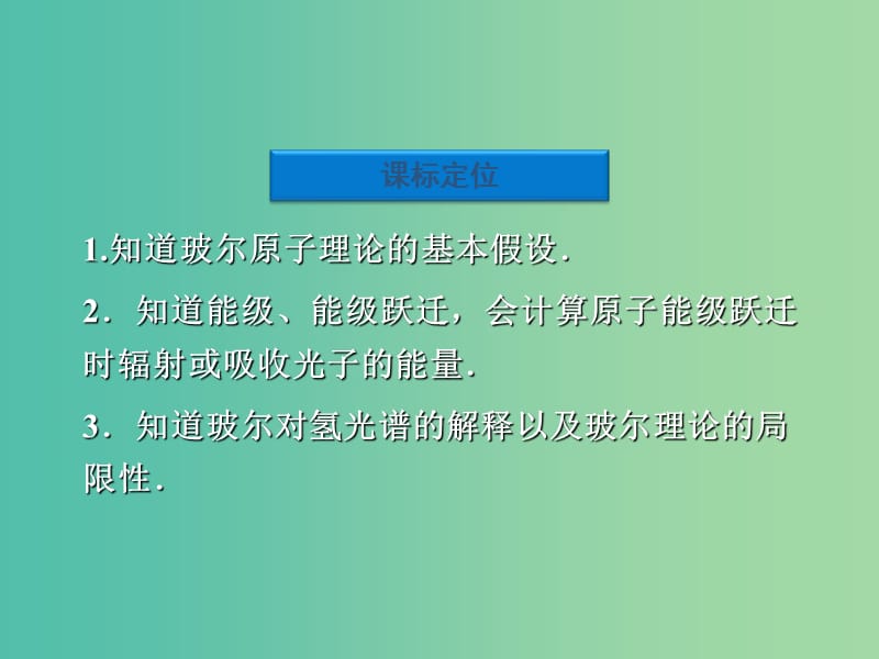 高中物理 2.4玻尔的原子模型能级课件2 教科版选修3-5.ppt_第3页