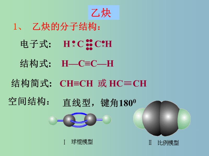 高中化学 2.1 脂肪烃—炔烃课件 新人教版选修5.ppt_第3页