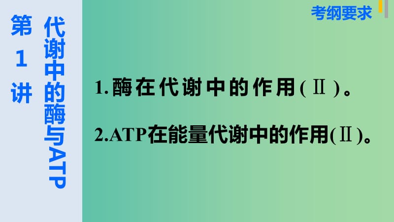 高三生物第二轮复习 专题二 第1讲 代谢中的酶与ATP课件 新人教版.ppt_第2页