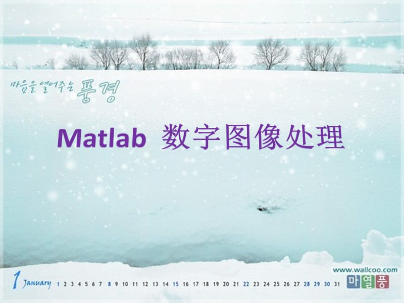 Matlab图像处理教程简易教程.ppt_第1页