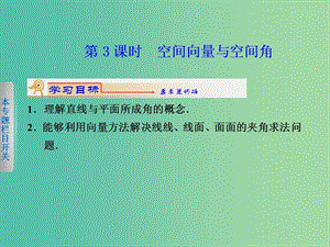 高中數(shù)學(xué) 3.2立體幾何中的向量方法（3）課件 新人教版選修2-1.ppt