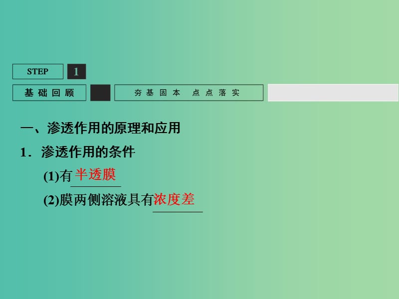 高考生物总复习 1-2-7物质跨膜运输的实例和方式课件 新人教版.ppt_第3页