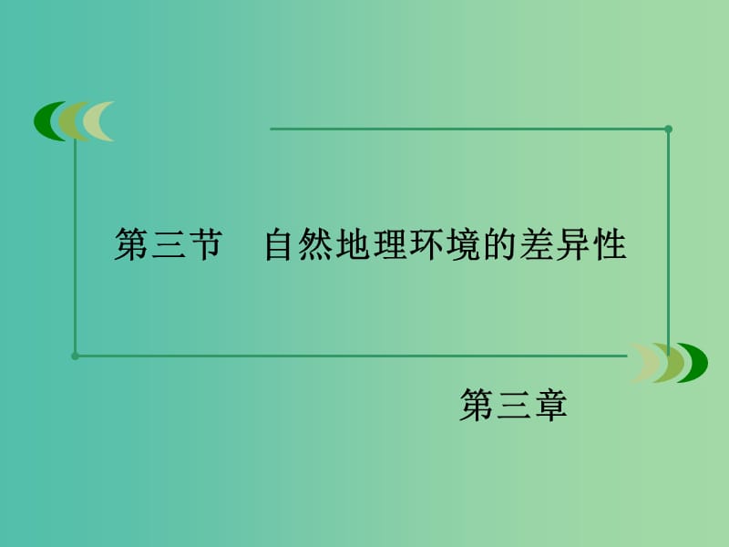 高中地理 第三章 第3节 自然地理环境的差异性课件 湘教版必修1.ppt_第3页