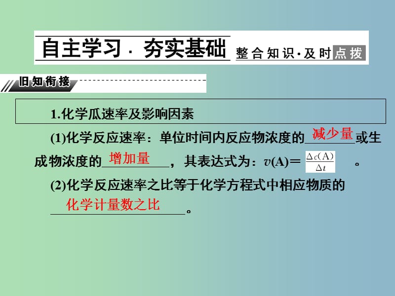 高中化学第二章化学反应与能量2.3.2化学反应的限度和化学反应条件的控制课件新人教版.ppt_第2页