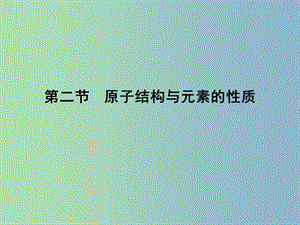 高中化學(xué) 1.2原子結(jié)構(gòu)與元素的性質(zhì)課件 新人教版選修3.ppt