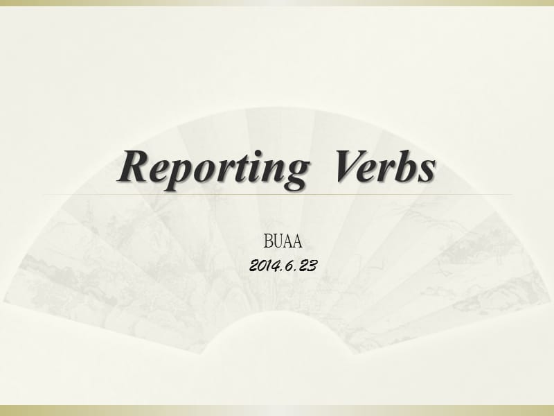 reportingverbs英语论文用于引用的动词.ppt_第1页