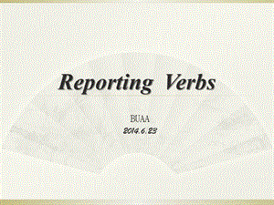 reportingverbs英語論文用于引用的動詞.ppt