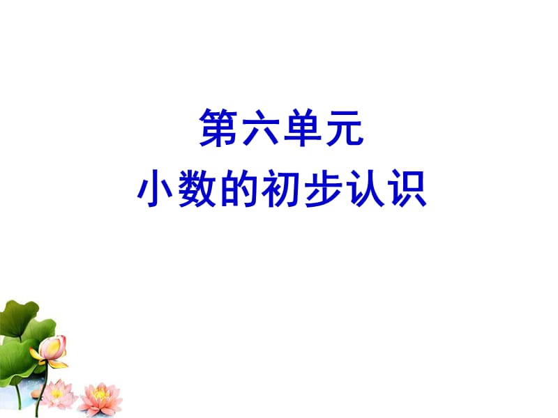 《小数的初步认识》复习课课件.ppt_第1页