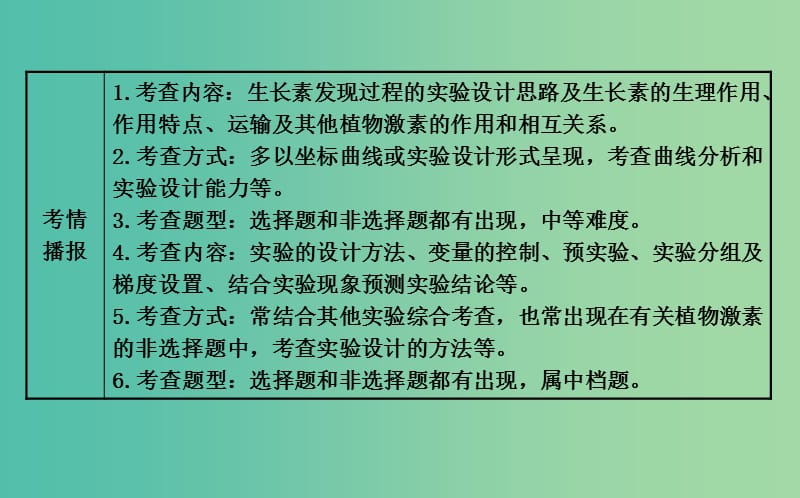 高三生物第一轮复习 第3章 植物的激素调节课件 新人教版必修3.ppt_第3页