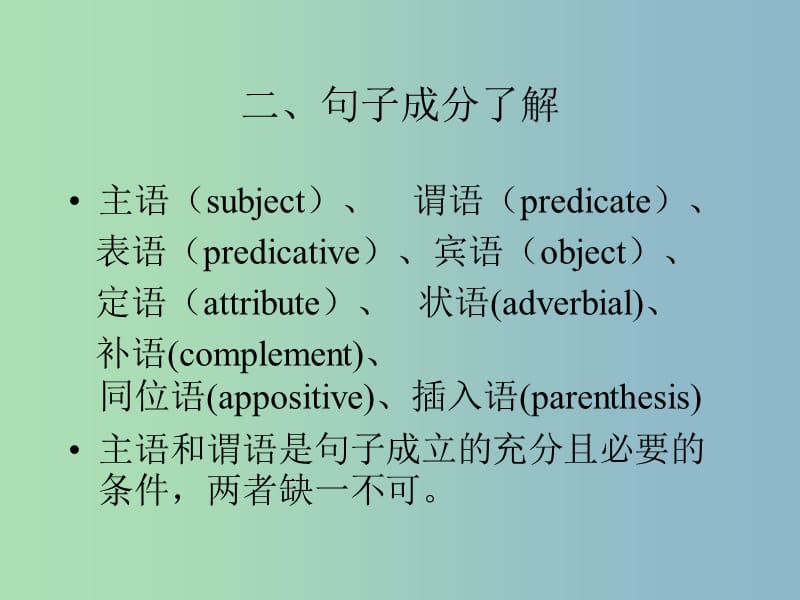 高三英语 语法专题复习 英语句子剖析课件.ppt_第3页