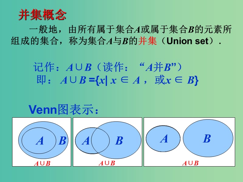 高中数学 1.1.3 集合的基本运算（1）课件 新人教A版必修1 .ppt_第3页