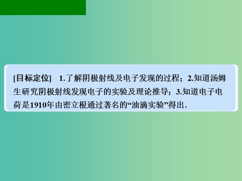 高中物理 3.1 敲开原子的大门课件 粤教版选修3-5.ppt_第2页