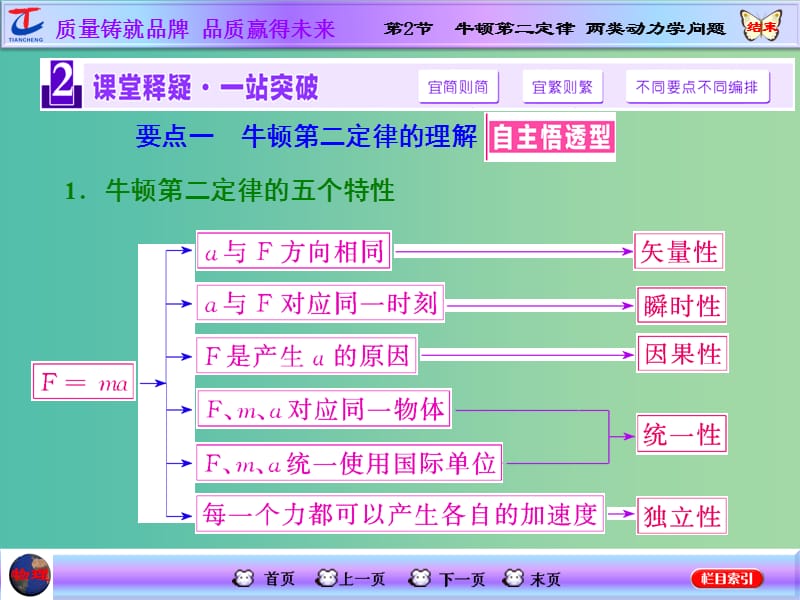 高考物理一轮复习 第三章 牛顿运动定律 第2节 牛顿第二定律 两类动力学问题课件 新人教版.ppt_第3页