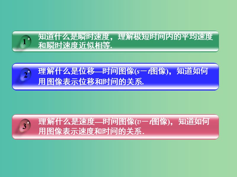 高中物理 1.3 怎样描述运动的快慢（二）课件 沪科版必修1.ppt_第2页