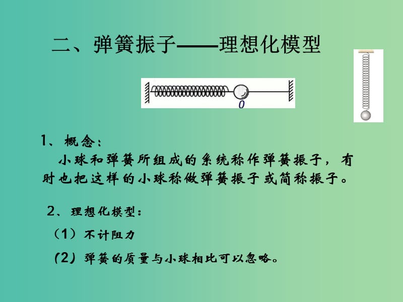 高中物理 11.1《简谐运动》课件 新人教版选修3-4.ppt_第2页